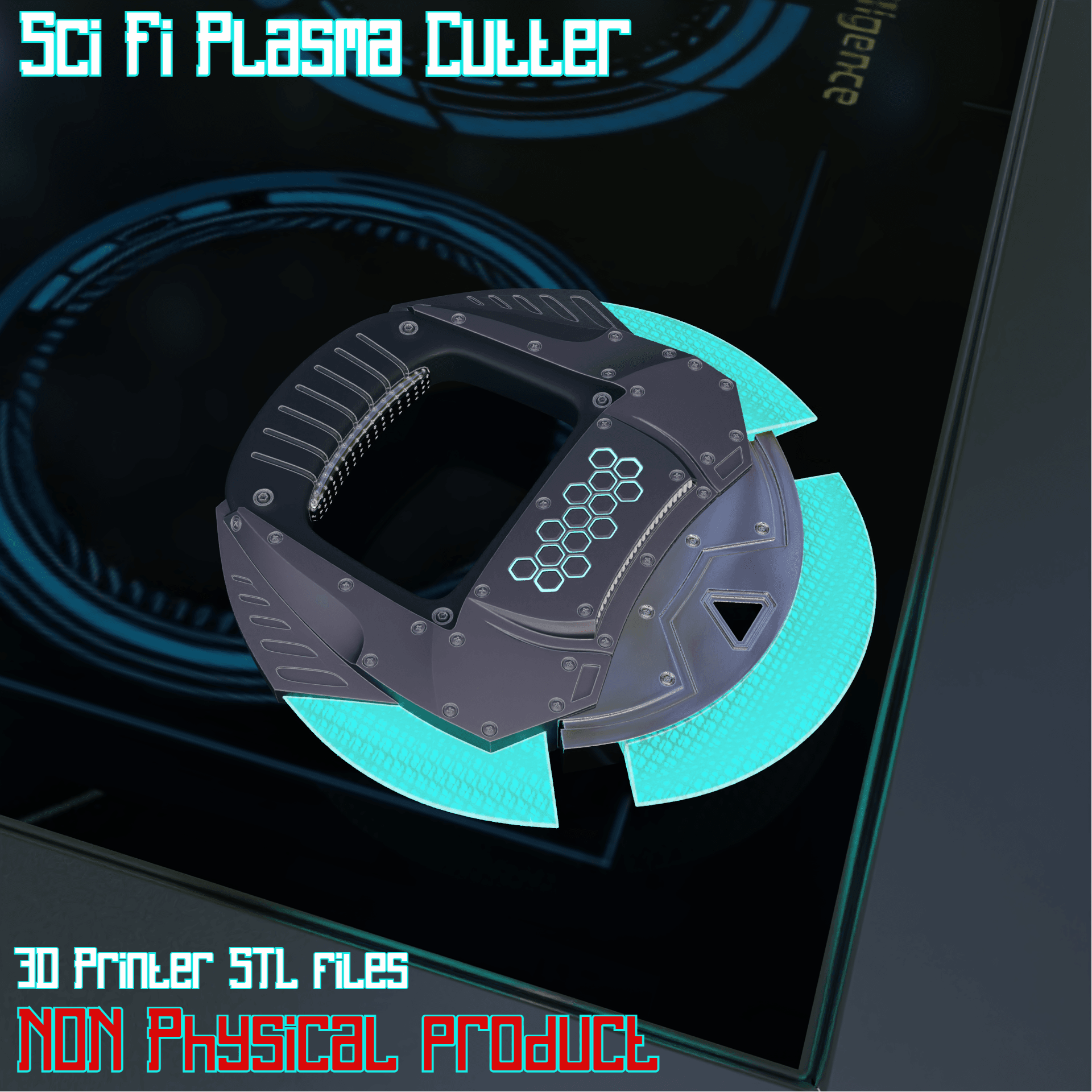 Sci Fi Plasma Cutter 3d model