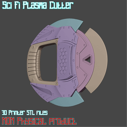 Sci Fi Plasma Cutter 3d model