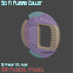 Sci Fi Plasma Cutter 3d model