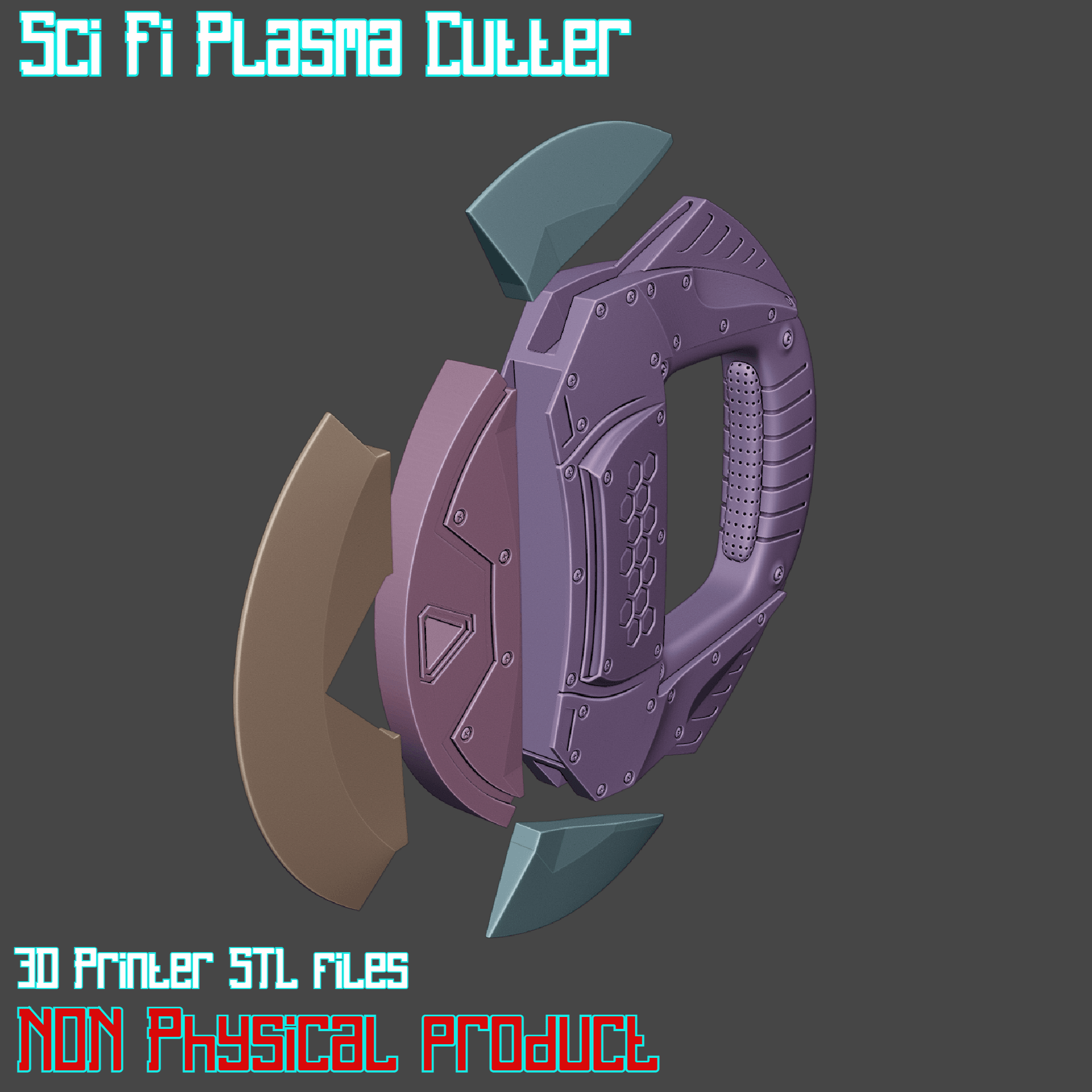 Sci Fi Plasma Cutter 3d model