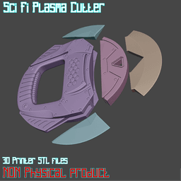 Sci Fi Plasma Cutter 3d model