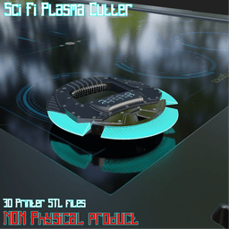 Sci Fi Plasma Cutter 3d model