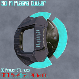 Sci Fi Plasma Cutter 3d model