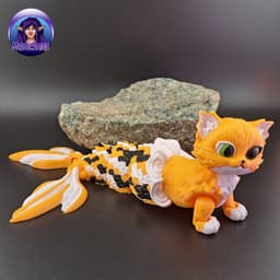 MerCat - Mermaid Cat 3d model