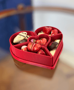 Heart Coregrid Organizer - Valentine’s Gifts - Storage Solutions & Organizers by Lunfardo 3d model
