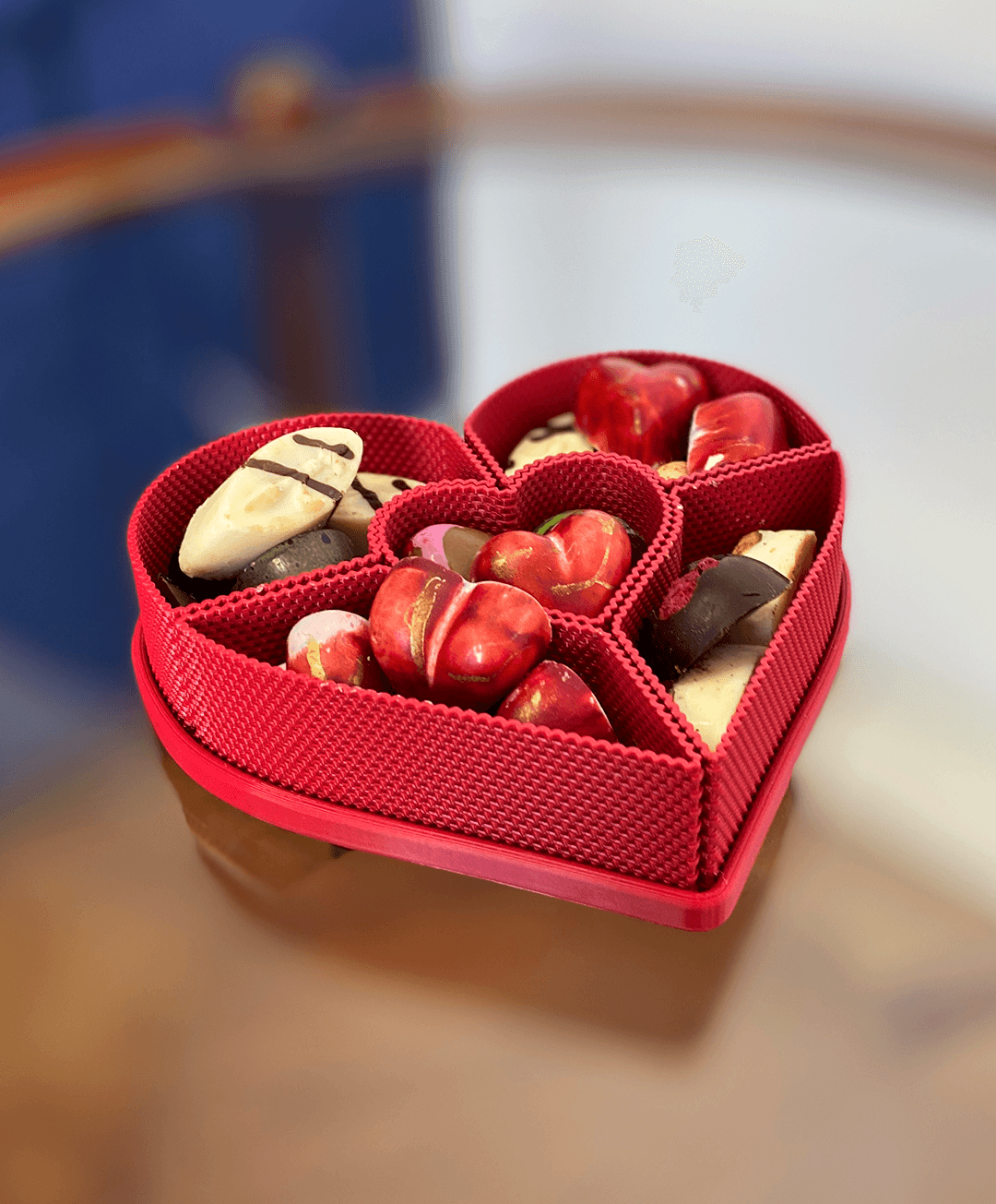 Heart Coregrid Organizer - Valentine’s Gifts - Storage Solutions & Organizers by Lunfardo 3d model