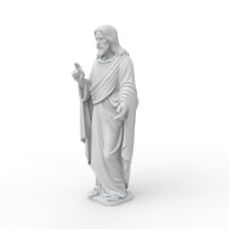 Jesus Statue 3d model