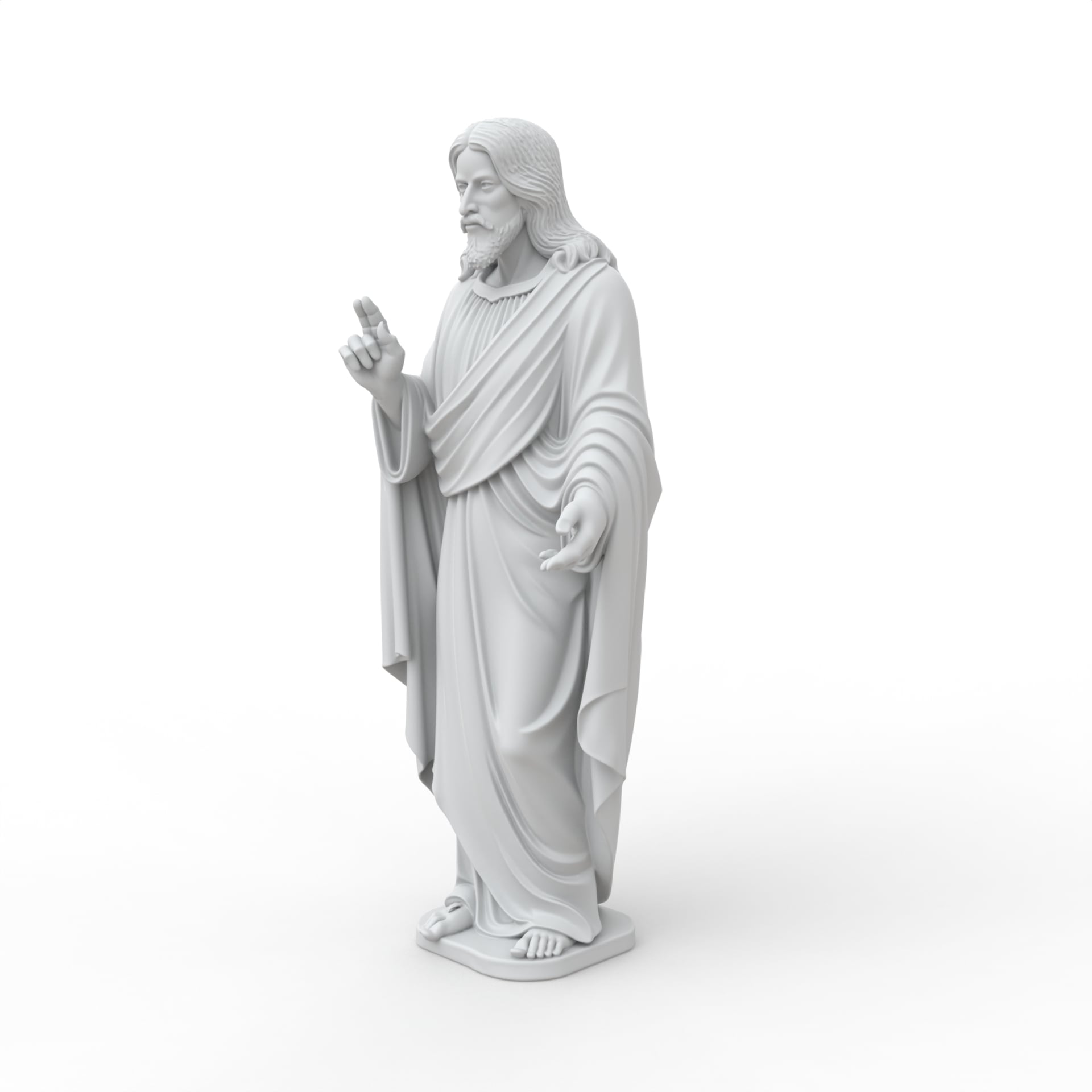 Jesus Statue 3d model