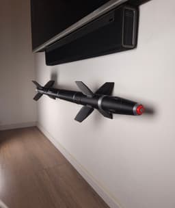 VTR-01 // Ballistic Missile Wall Art 3d model