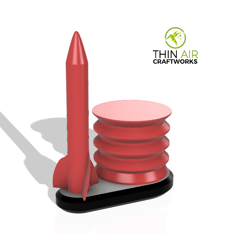 Stomp Rocket (Flexible Plunger) 3d model