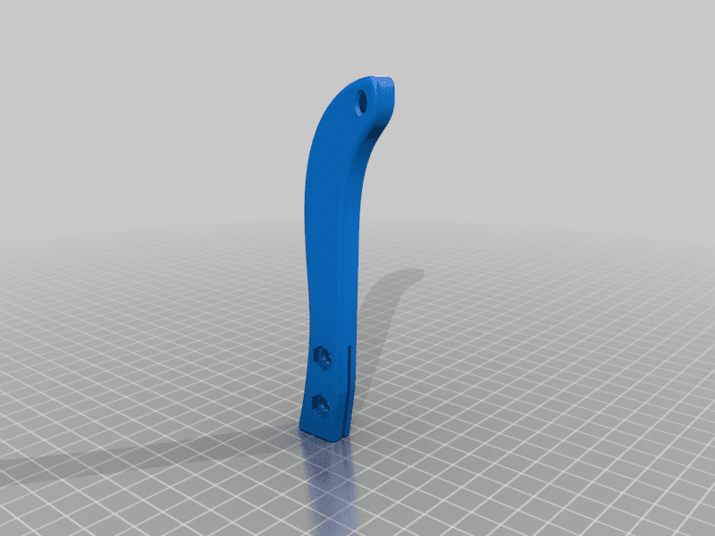 Tile seam reopen tool handle 3d model