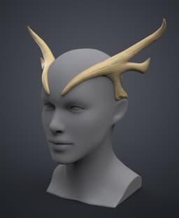 Keyleth’s Antler Tiara – The Legend of Vox Machina 3d model