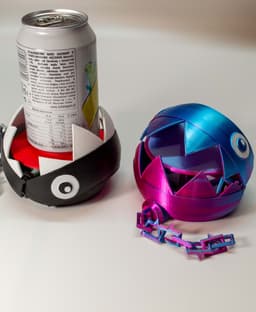 Mug Chomp: Self-Adjusting Coaster 3d model