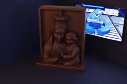 Quadro 3d Maria e Jesus.stl 3d model