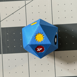 FormulaD Action d20 (Beginner Rules Start & Collision Rolls) 3d model