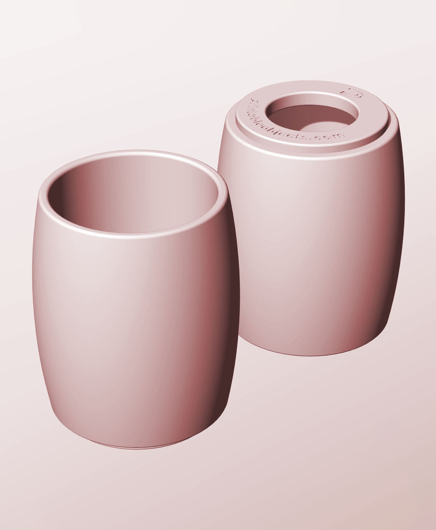 CR68-100-P Stackable pierced bin box module for creative decor 3d model