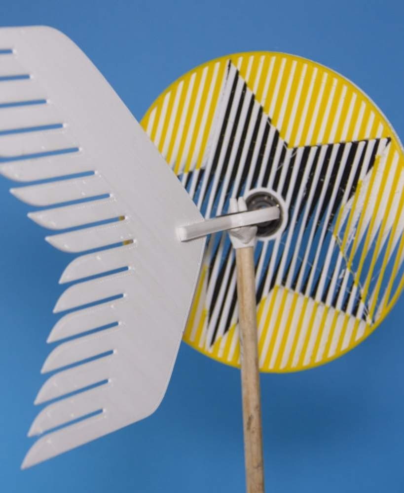 Moire Pinwheel 3d model