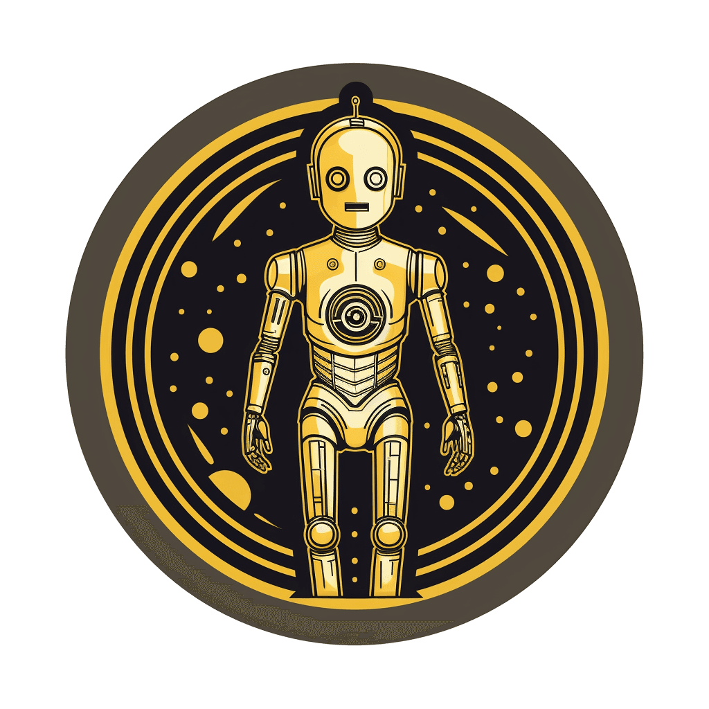 Star Wars (Inspired) "Goldenrod god" HueForge C-3PO 3d model