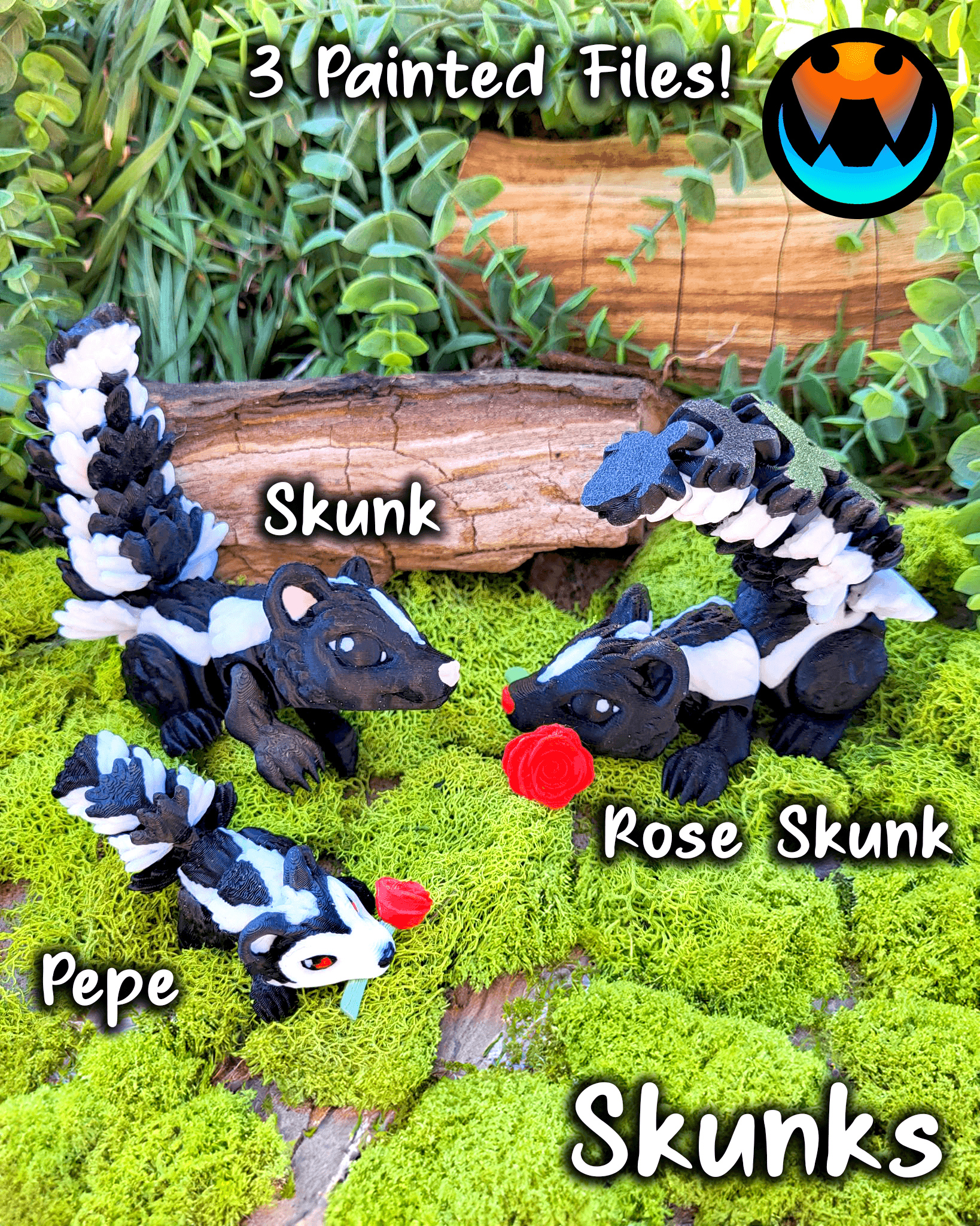 Tiny Skunk 3d model