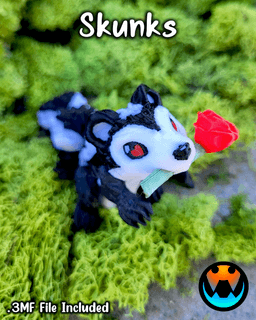 Tiny Skunk 3d model