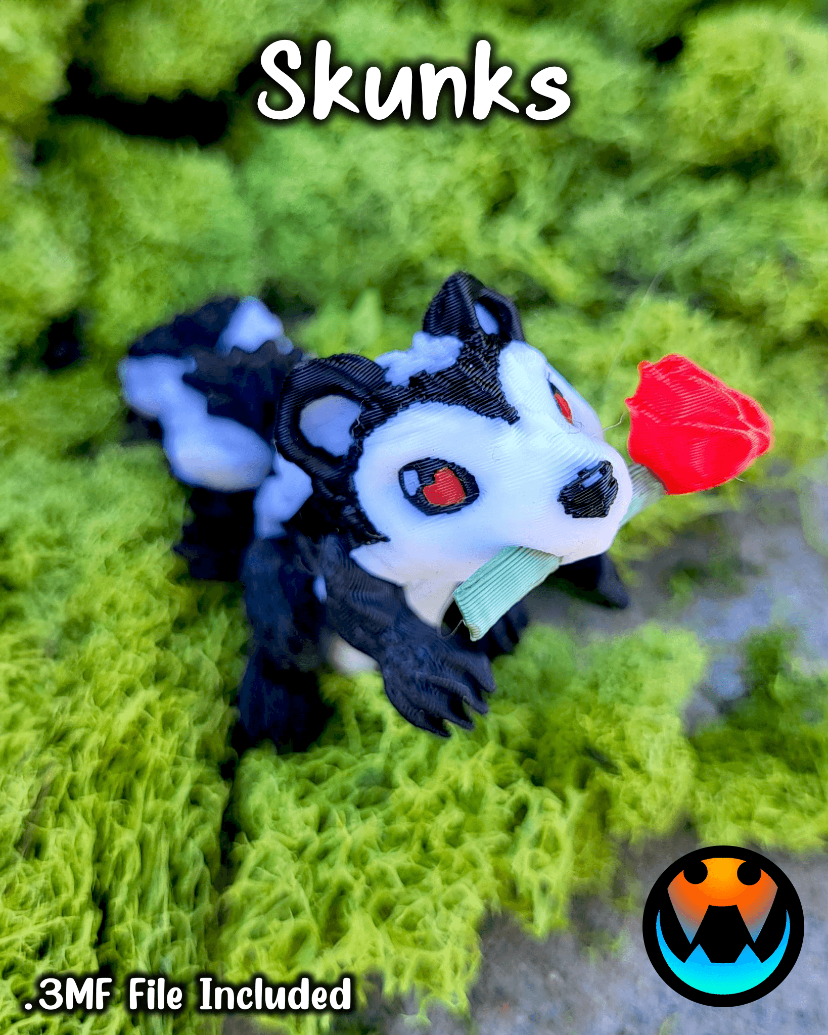 Tiny Skunk 3d model