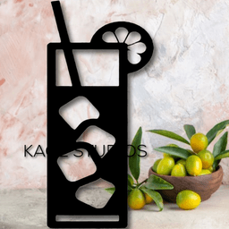 drink wall art cocktail sign wall decor bar decoration island tea 3d model