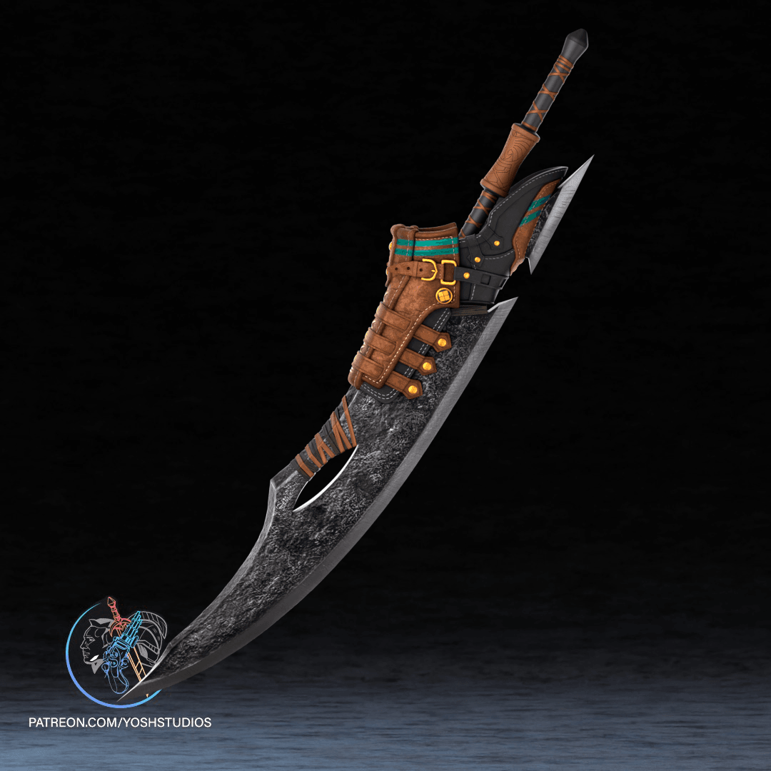 MH Great Sword 3D Printer File STL 3d model