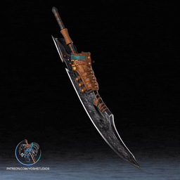MH Great Sword 3D Printer File STL 3d model