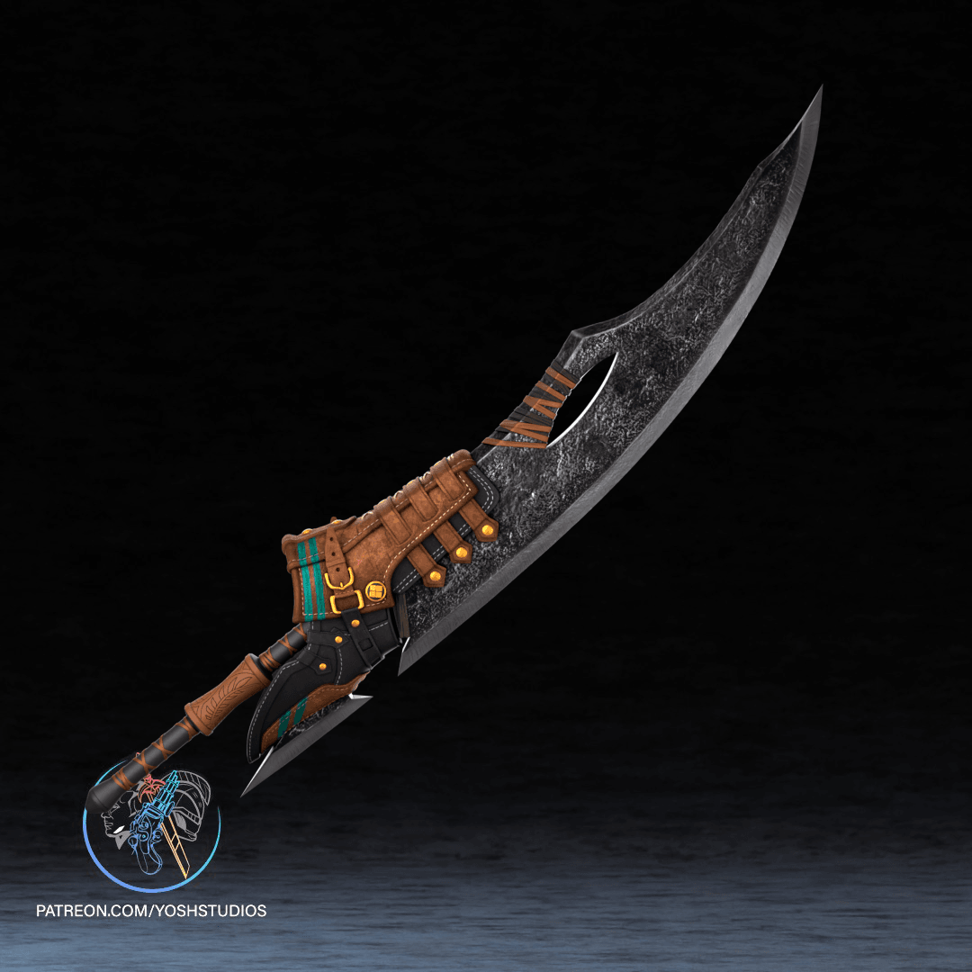 MH Great Sword 3D Printer File STL 3d model