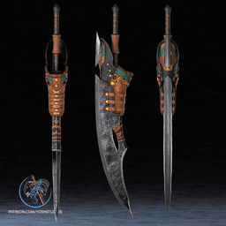 MH Great Sword 3D Printer File STL 3d model