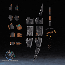 MH Great Sword 3D Printer File STL 3d model