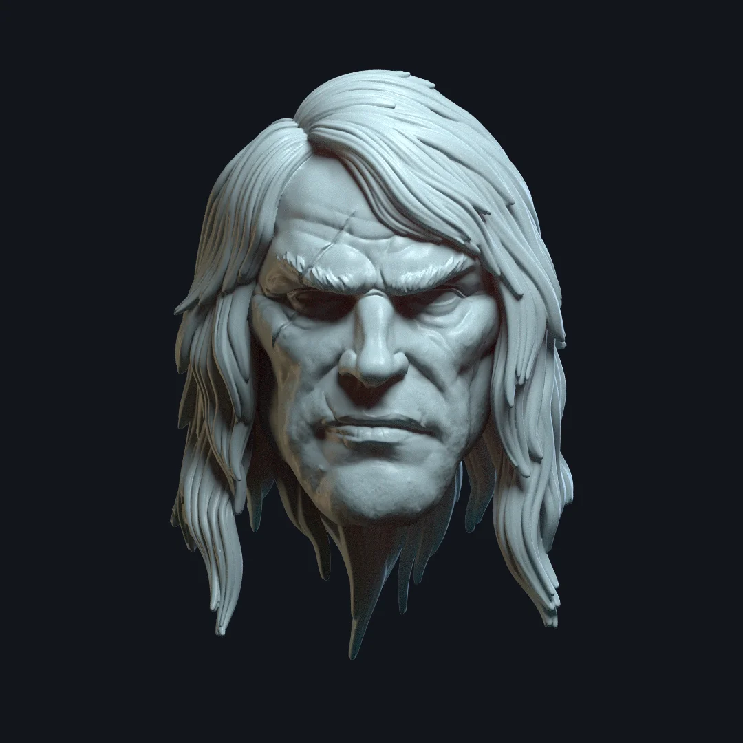 Outback v2 Action Figure Head 3d model
