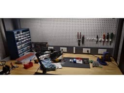 2x4 L Shaped Work Bench Cut List / 3D Printed Accessories 3d model