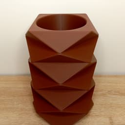 Vase "Plié" 3d model