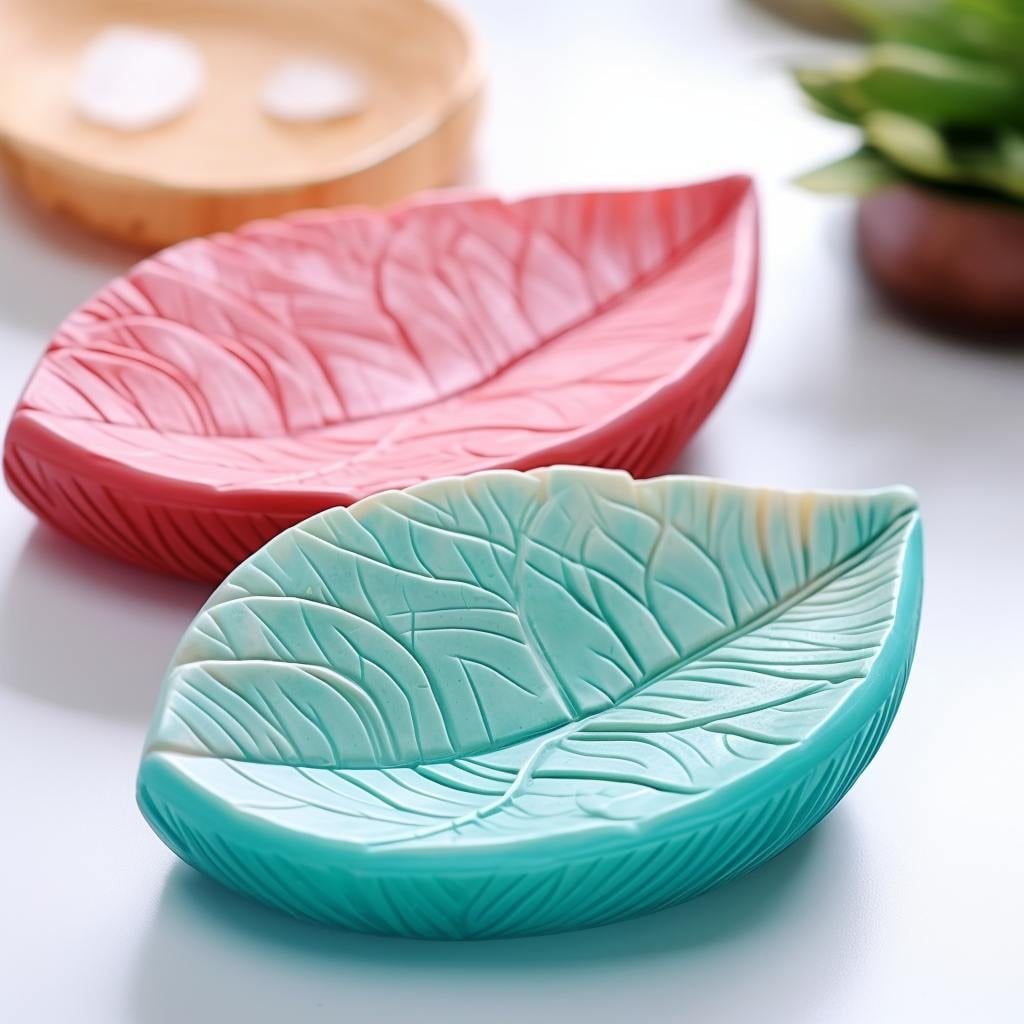 Leaf Soap Dish – Nature-Inspired Elegance 3d model