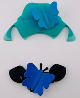Magnetic Butterfly Hat for Modular Cow Sign 3d model