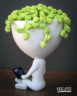 ROBERT PLANT WITH A LAPTOP 3d model