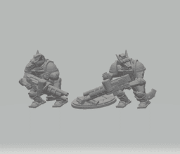 FHW Voidfang Eraser Rail Cannon trooper v1.1 3d model