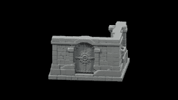 Dungeon Treasure Vault STL - Printable D&D Tabletop Terrain 3d model