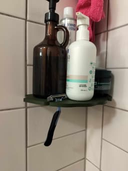 Monstera shower shelf 3d model