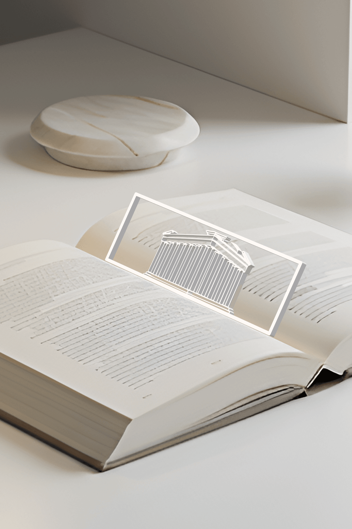 Petra Bookmark, Creativity Bookmark, Gift Idea 3d model