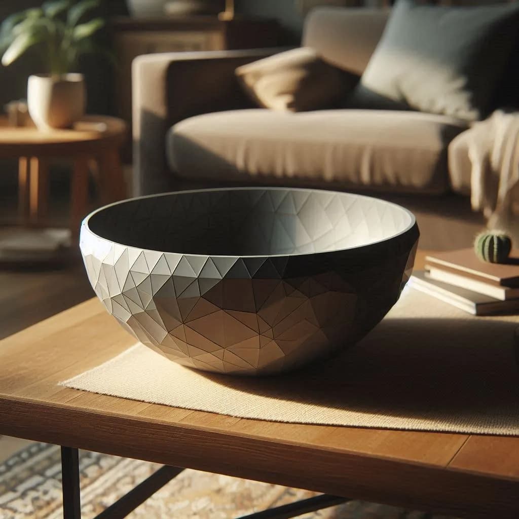 Stunning Low Poly Designer Bowl 3d model