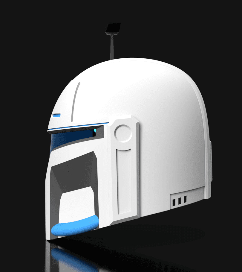 Starshot - Post Imperial Mandalorian Helmet 3d model