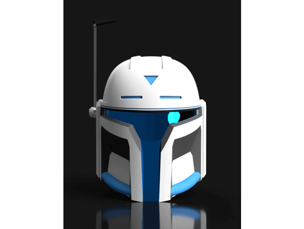 Starshot - Post Imperial Mandalorian Helmet 3d model