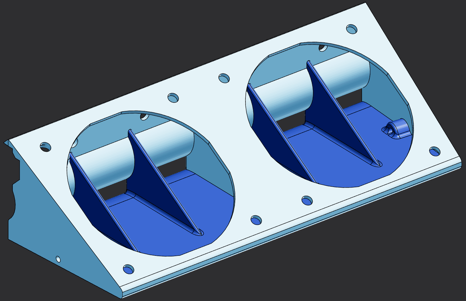 Ender-3 v2 Aux Fan Duct 3d model