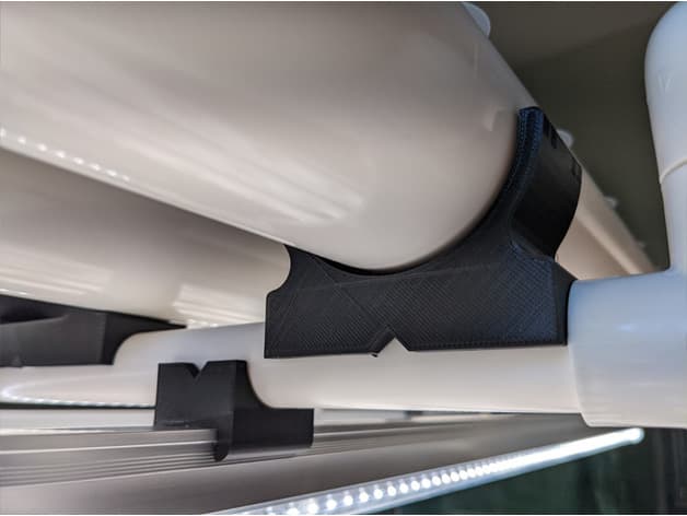 Brackets for Vivosun Hydroponic Kit 3d model