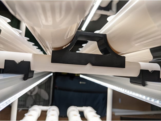 Brackets for Vivosun Hydroponic Kit 3d model
