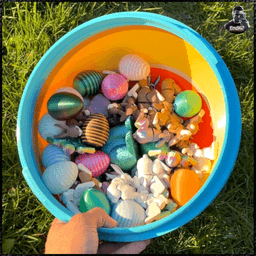 Basic + Big Easter Egg containers 3d model