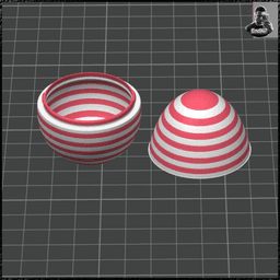 Basic + Big Easter Egg containers 3d model
