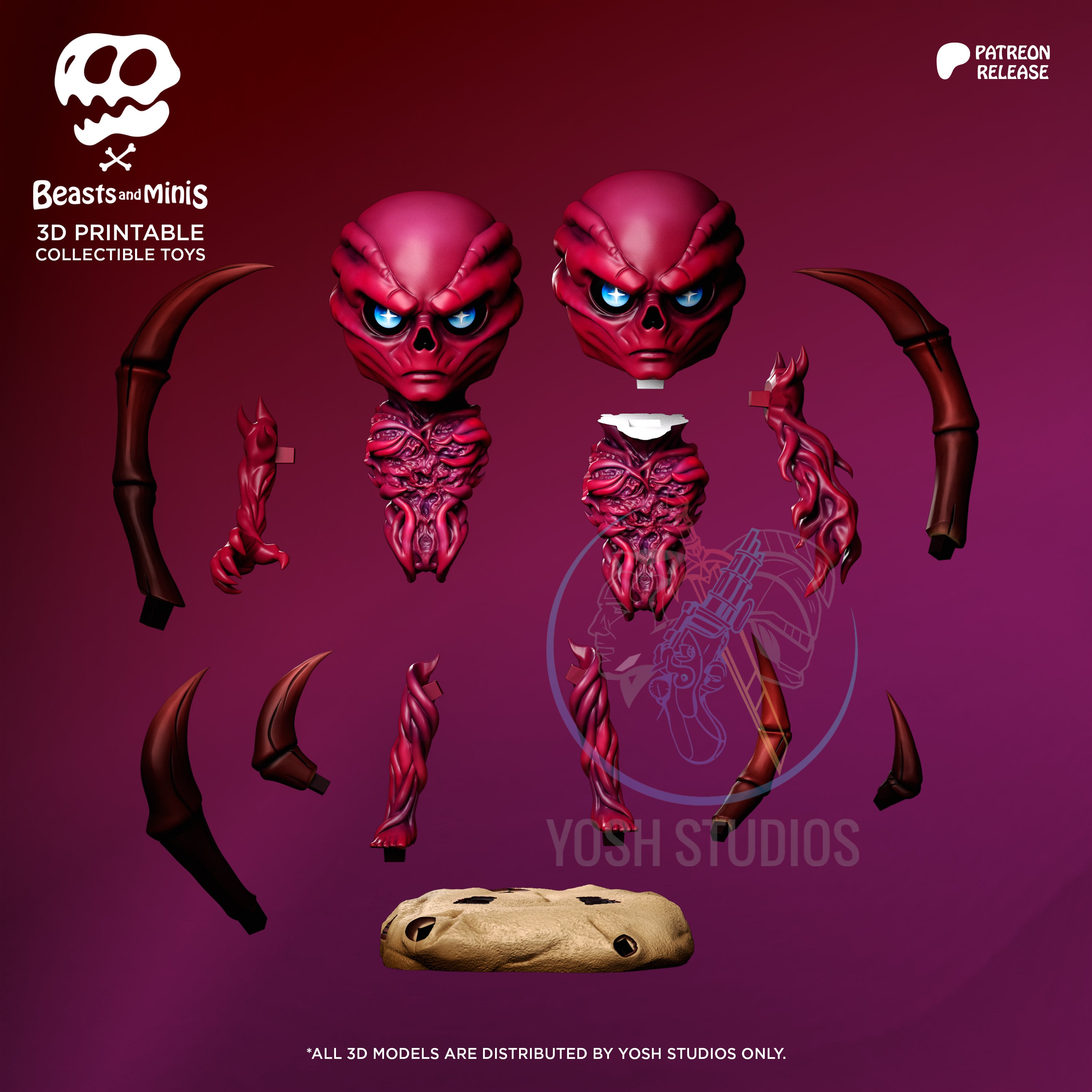 Evil Telepath Mini 3D Printer STL file 3d model